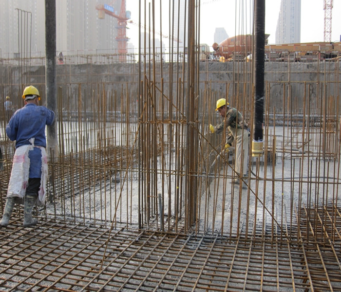 南昌市建筑設計研究院總部辦公大樓工程地下室底板澆筑2 南昌市建筑設計研究院總部辦公大樓工程地下室底板澆筑2