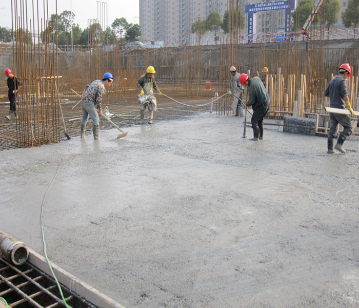 南昌市建筑設計研究院總部辦公大樓工程地下室底板混凝土澆筑3 南昌市建筑設計研究院總部辦公大樓工程地下室底板混凝土澆筑3